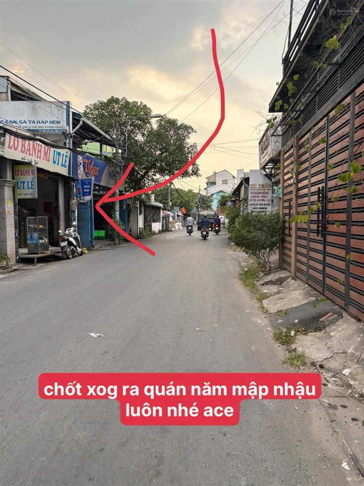 Bán đất đường nguyễn thị sóc, xã bà điểm, hóc môn, tp. hồ chí minh. dt 100m2 (5x20m)  giá 4,25 tỷ