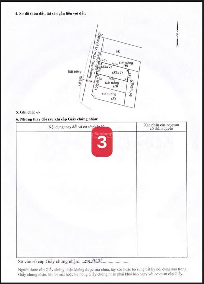 Bán đất 86m2 (5,8x 15m) đường trương thị như, xã bà điểm (hóc môn) tp. hồ chí minh. giá 2,99 tỷ