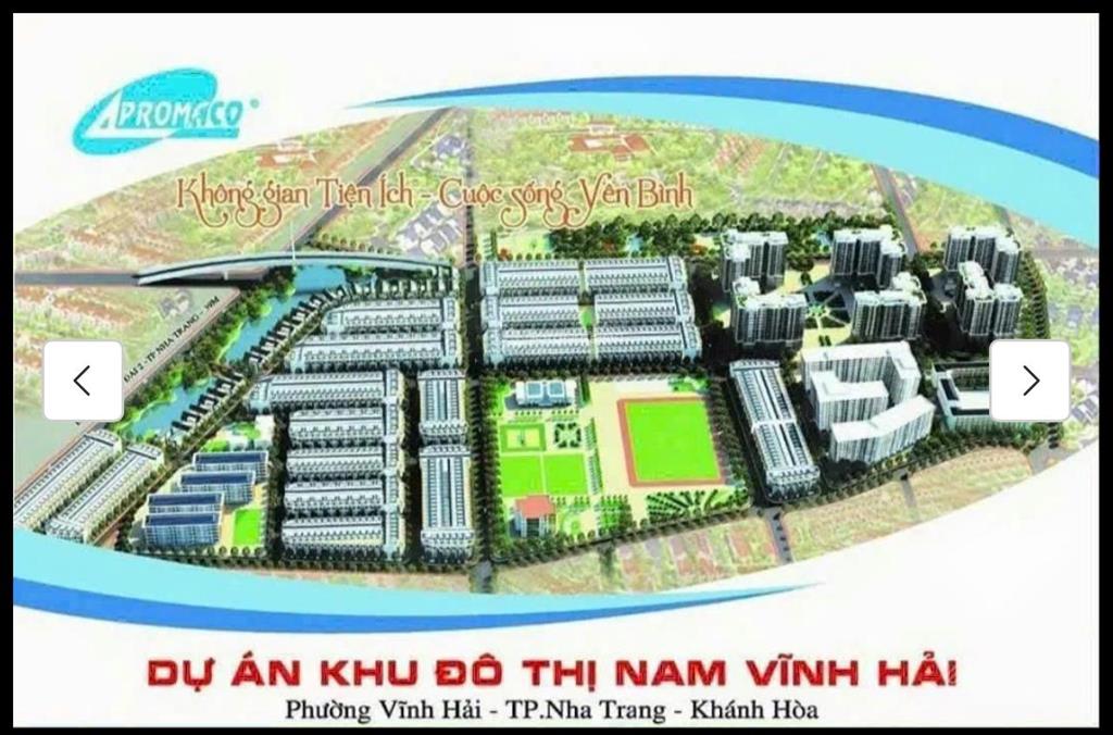 Bán đất khu đt nam vĩnh hải, nha trang 100m2 giá 3,75 tỷ. đất đẹp giá rẻ bao phí ép cọc. hướng nam
