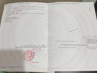 Bán đất mặt biển nha trang 448,5m2 giá 105tr/m2. đường nguyễn cơ thạch, vĩnh hoà sát bến du thuyền