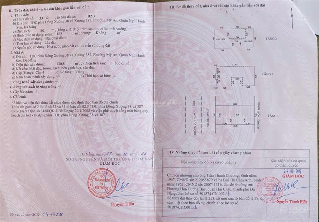 Bán nhà đường an thượng 33 ngũ hành sơn đà nẵng