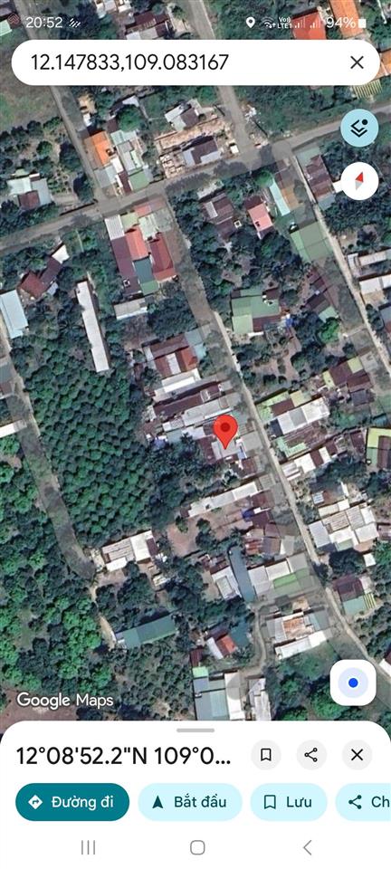 Cần bán 572 m² có 200m² thổ cư suối tân cam lâm khánh hòa giá 6.5tr/ m2