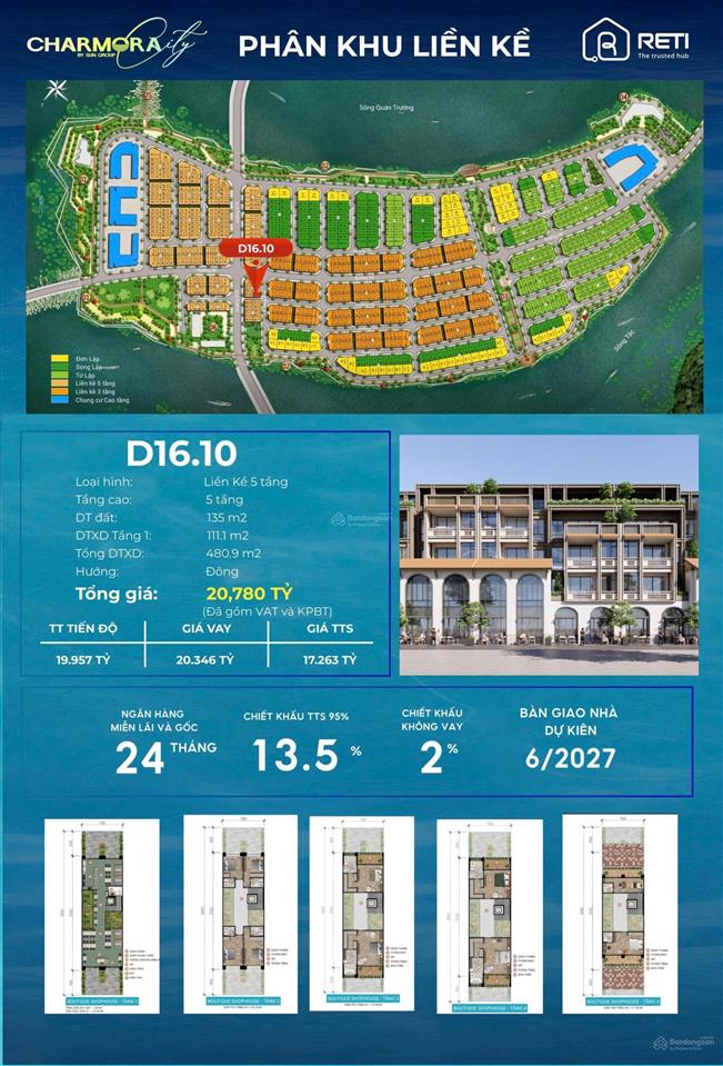 Bán nhà phố liền kể 5 tầng charmora city ngay trung tâm tp nha trang, cách biển trần phú chỉ 3km