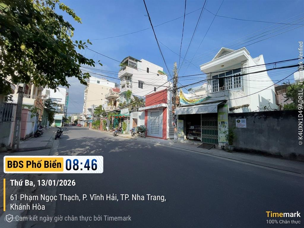 Bán đất tặng nhà cách biển 200m  phạm ngọc thạch gần scenia bay  phạm văn đồng  nha trang