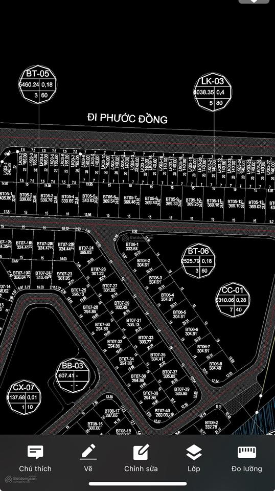 Hàng hiếm bán lô đât biệt thự  kđt ven sông tắc, mặt tiền đường phong châu rộng 22m