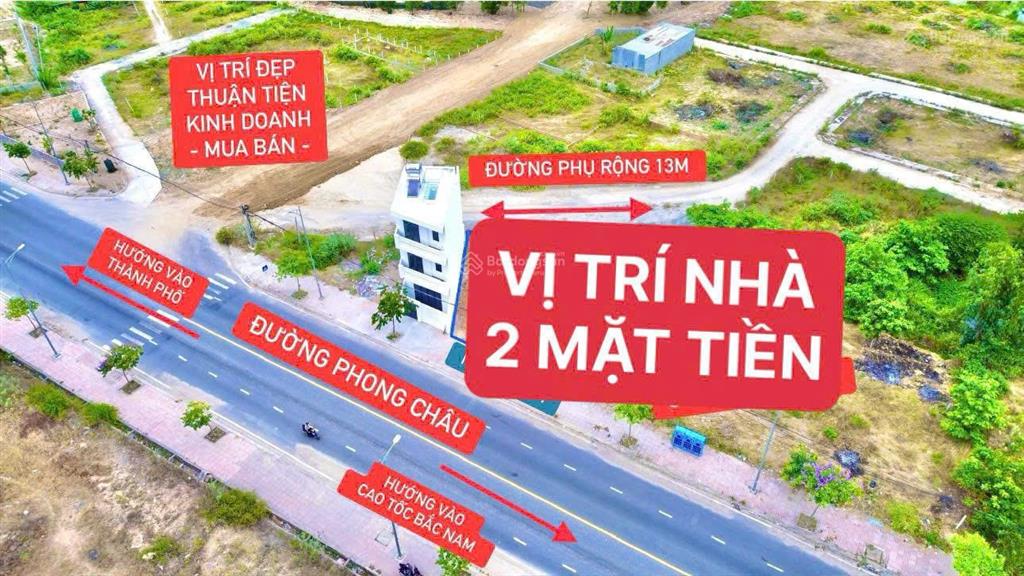 Bán nhà 3 tầng mặt tiền đường lớn tỉnh lộ 3 rộng 26m ( qh rộng 42m ) khu đất lành nha trang