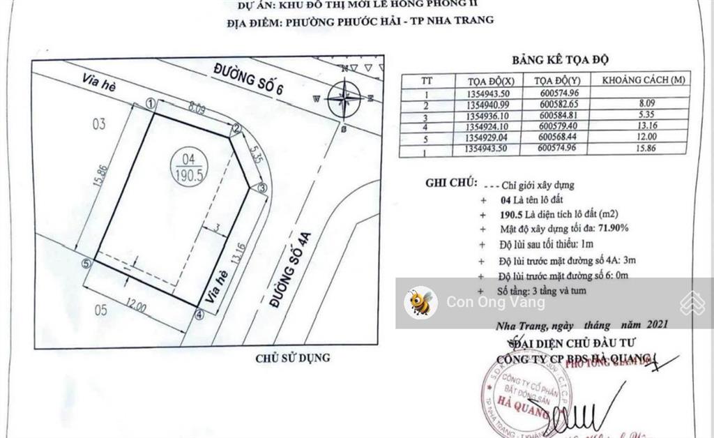 Bán lô đất đẹp giá tốt kđt hà quang 2 nha trang.  0934 797 ***