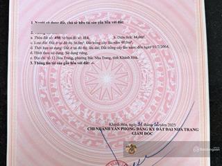 Rẻ vị trí đẹp. bán lô đất đẹp 2 mặt hẻm ô tô nguyễn chích p vĩnh hoà. 100.4m2, 3.65 tỷ