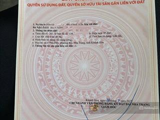 Hàng hót! bán lô đất đẹp hẻm cách mai xuân thưởng chỉ 100m. 95.6m2, ngang 5.1m giá chỉ 5.6 tỷ