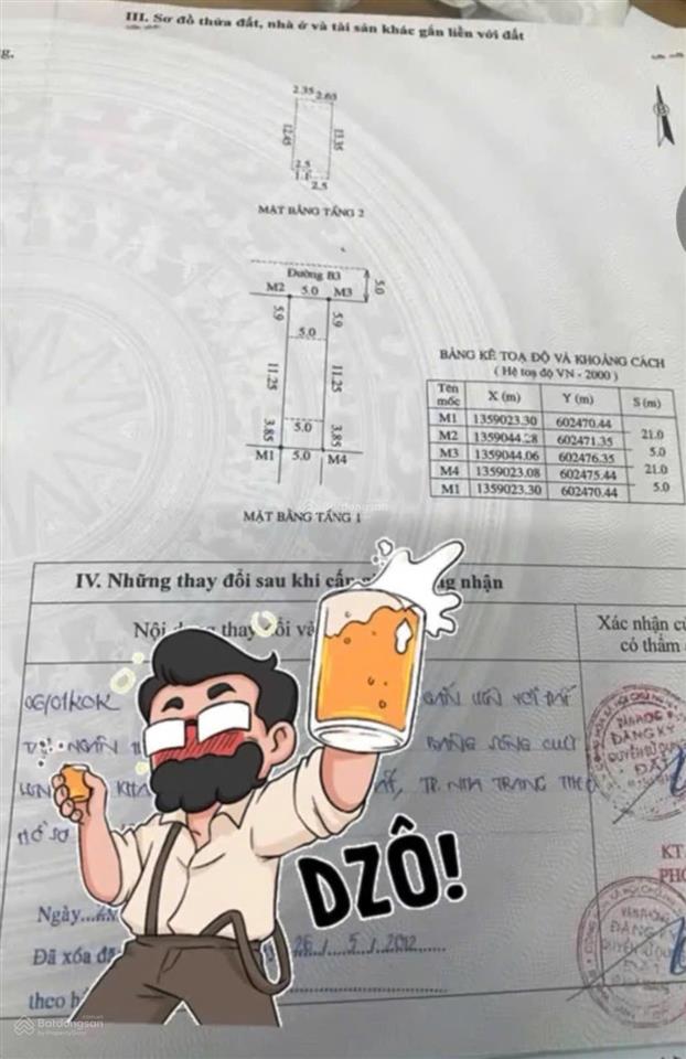 Bán nhà 2 tầng đường b3 kdc bắc vĩnh hải, cách biển chỉ 800m. 105m2, ngang 5m. giá rẻ 5,9 tỷ