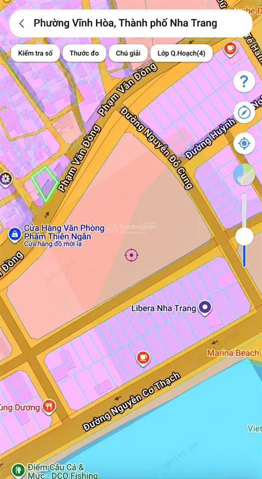 Chính chủ gửi bán đất mặt tiền phạm văn đồng, p. bắc nha trang  392,3m2. ngang 20m8. giá đầu tư