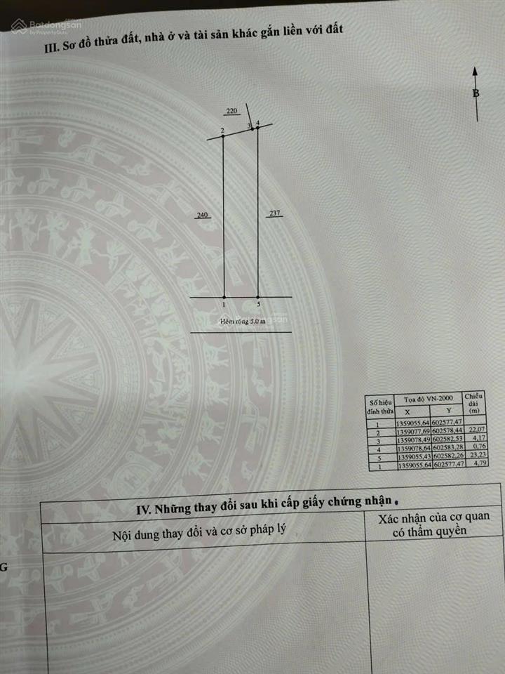 Chính chủ gửi bán lô đất 108,7m2 ngang 5m  khu bắc vĩnh hải  nha trang. giá 5.76 tỷ