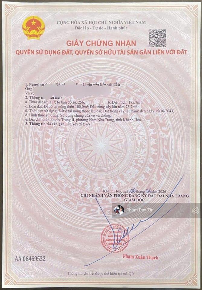 Bán đất hẻm đường đồng bò ngay ngã 3 phước đồng. giá tốt khu trung tâm xã phước đồng