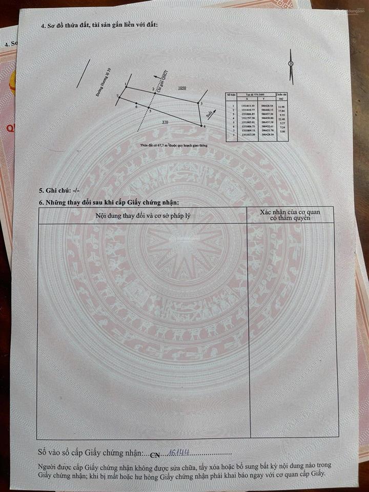 Bán lô đất thổ cư mặt tiền hương lộ 39 suối hiệp.  0969 876 ***