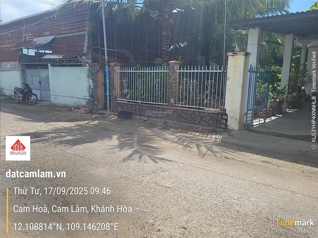 Đất thổ cư cam lâm 110.4m2 gần đầm thủy triều, đường 7m quy hoạch 11m, sổ sẵn.  0969 876 ***