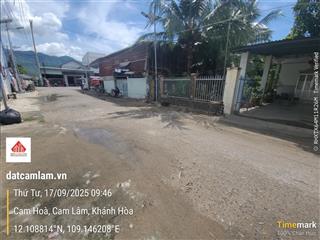 Đất thổ cư cam lâm 110.4m2 gần đầm thủy triều, đường 7m quy hoạch 11m, sổ sẵn.  0969 876 ***