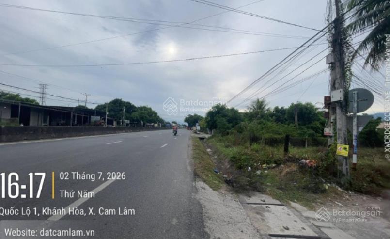 Bán đất 2 mặt tiền ql1a cam lâm  353m2 (218m thổ cư)  tiềm năng 3 mặt tiền kinh doanh sầm uất