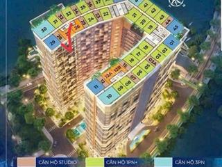 Bán căn studio liền kề căn góc, view đẹp thoáng mát, tầng cao. dự án charmora city