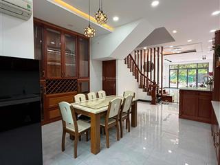 Cho thuê nhà 4 tầng mặt tiền đường số 13, kđt hà quang 2, nha trang full nội thất