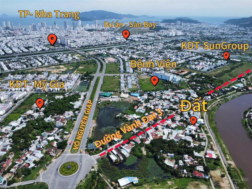 Bán đất thủy tú vĩnh thái  phường nam nha trang, ngay vàng đai 3, giá chỉ hơn 30tr/m2