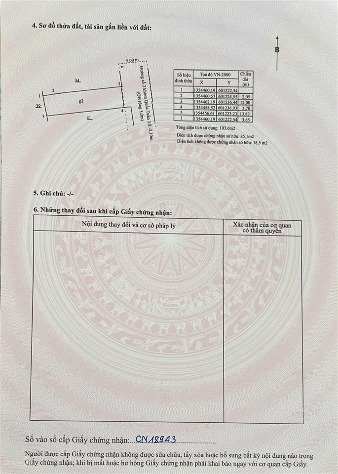 Bán nhà trung tâm nha trang, 18b đường số 2, quốc tuấn, phước tân, đường ô tô giá chỉ 4,8 tỷ