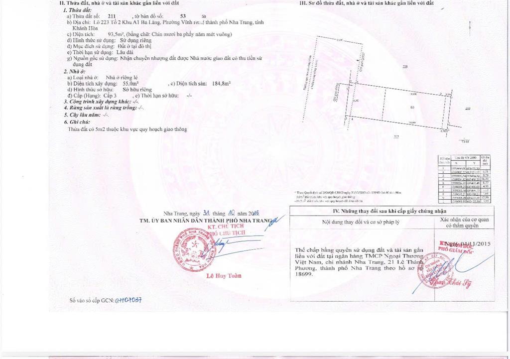 Bán nhà đường sử hy nhan cách biển chỉ 150m