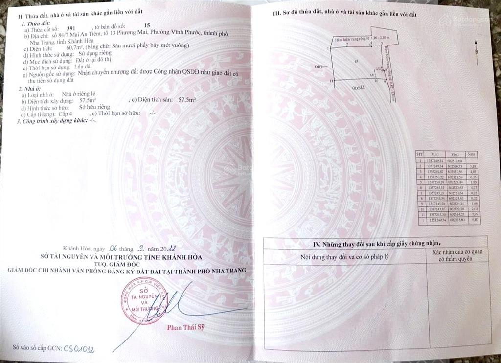 Bán nhà giá 2tỷ650, dt 60.7m2 ngang 8,5m, cô chú ace sở hữu căn nhà gần biển hòn chồng nha trang