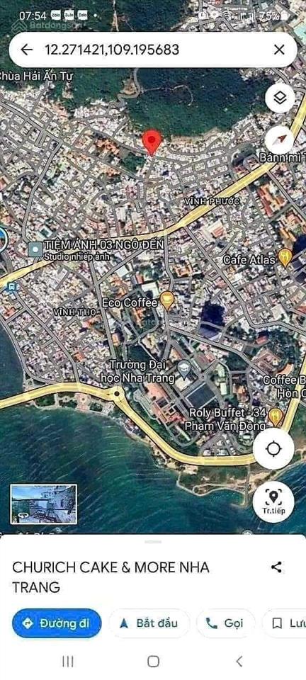 Bán đất tặng nhà 2 tầng đường lý phục man gần đại học nha trang, giá chỉ 2tỷ430,  0906 439 ***