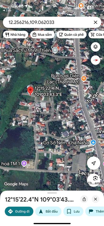 Bán đất diên lạc, diên khánh, khánh hòa, giá rẻ, dt 161m2 ngang 10m (3 mặt tiền) giá chỉ 10triệu/m2