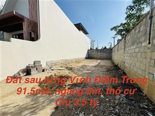 Bán lô đất full thổ cư đường oto chỉ 3.5 tỷ, nằm sau lưng khu đô thị vĩnh điềm trung nha trang