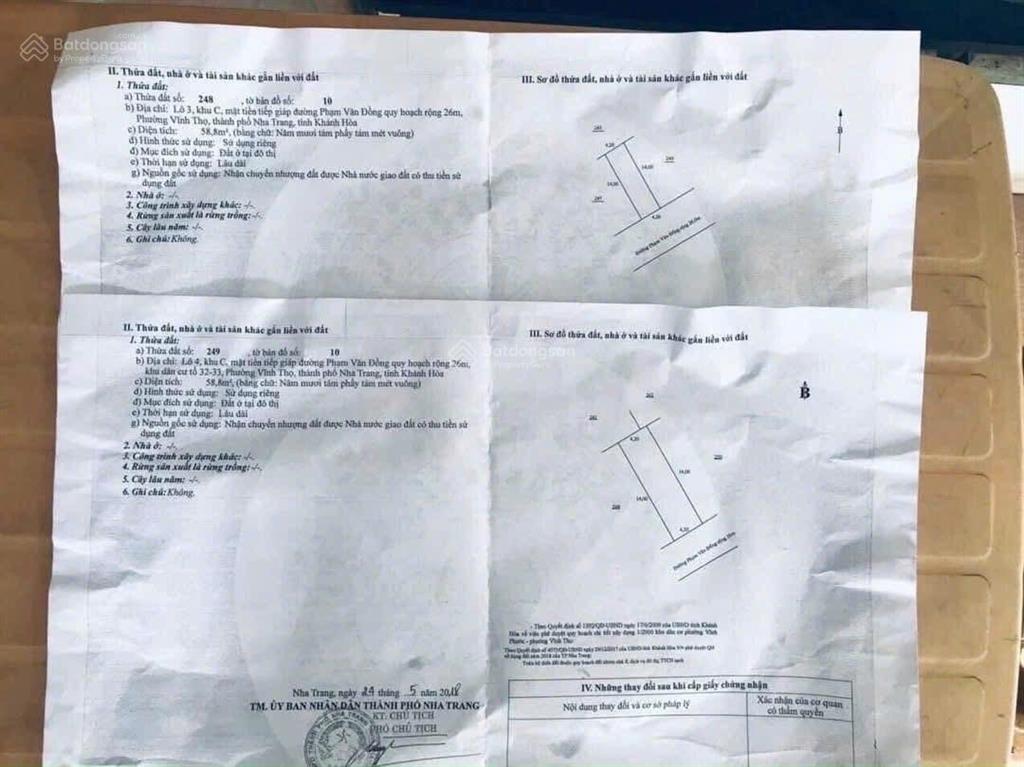 Kẹt hạ giá rất tốt để đầu tư, lô đất view trực diện biển hàng hiếm giá chốt bán chỉ có 230triêu/m2