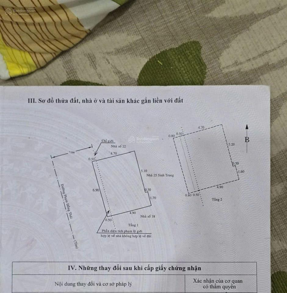 Bán đất tặng nhà vị trí kinh doanh chỉ có 5.8 tỷ, cạnh chợ đầm đường phạm hồng thái