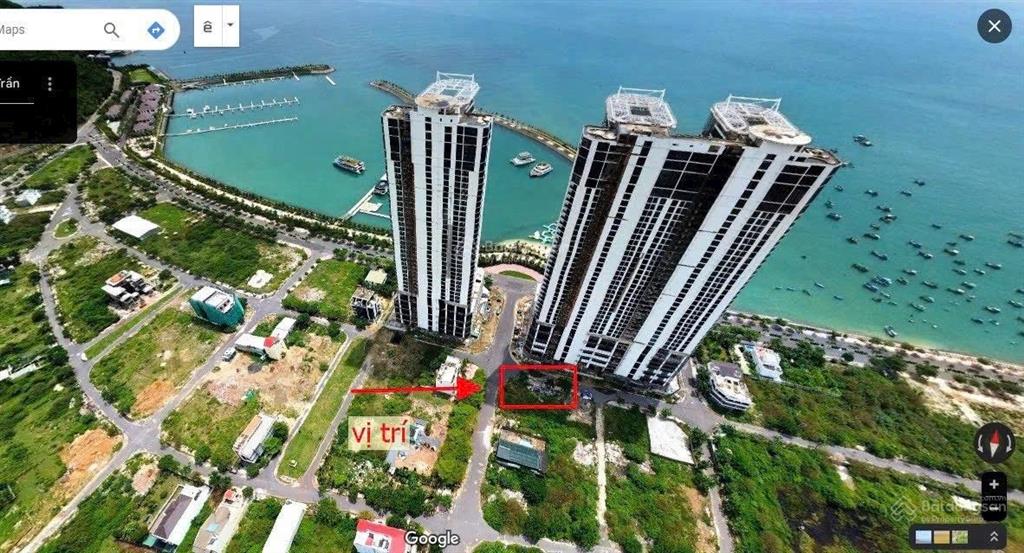 Bán lô góc mấy bước chân ra bến du thuyền quốc tế, cực hiếm trên thị trường, 2 mặt tiền đường lớn