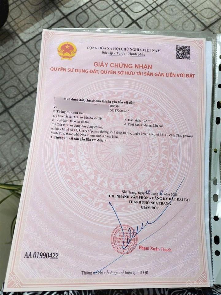 Hàng ngộp hạ bán nhanh, tốt hơn thị trường 10  15 giá, lô đất sát biển phạm văn đồng