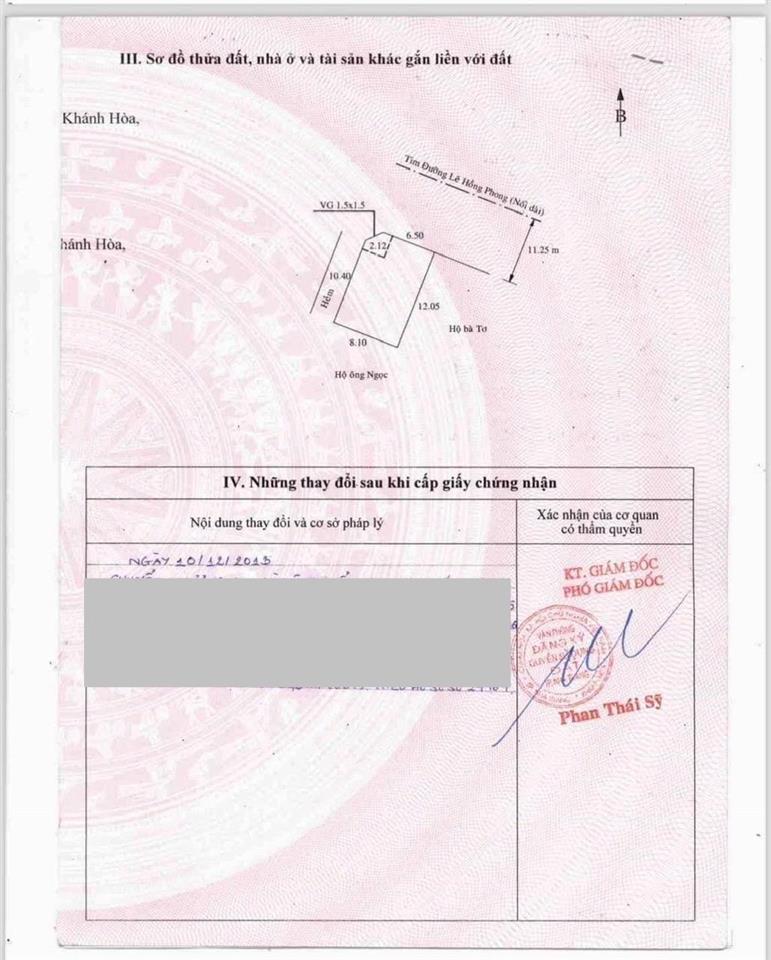 Bán đất sát biển trần phú  căn góc 2 mặt tiền đường tô hiệu gần bệnh viện quốc tế vinmec