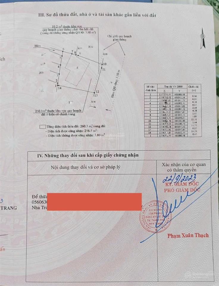 Hàng ngộp trong trung tâm thành phố nha trang chỉ có 37tr/m2