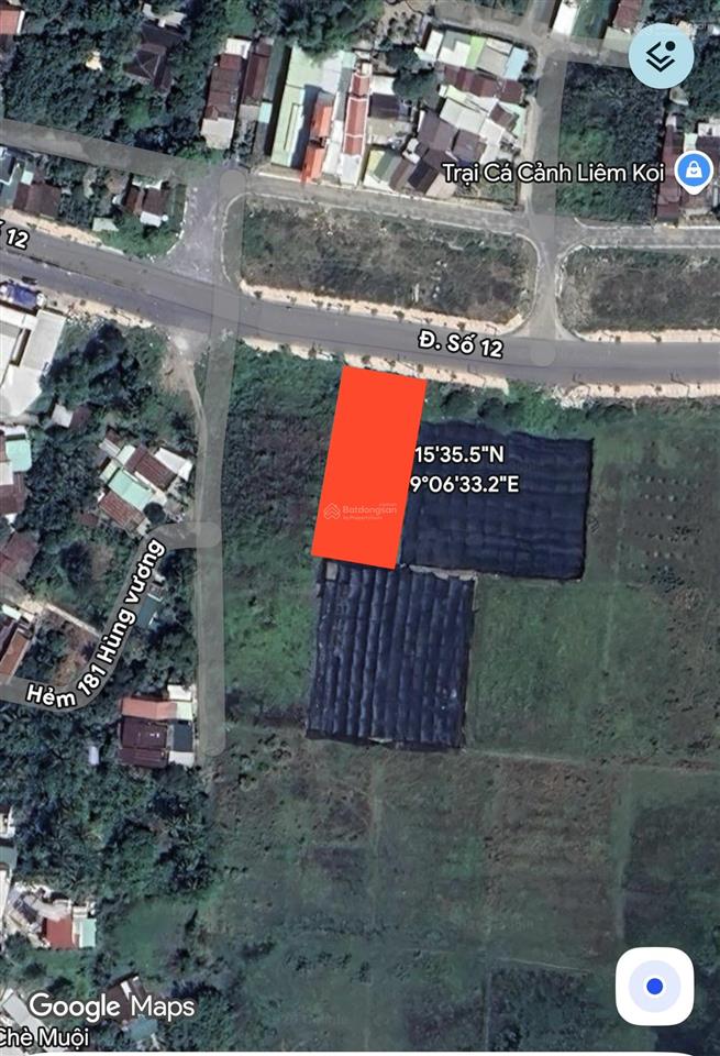 Bán lô đất lúa gần 1000m2 nằm đường nhựa số 12 ngay trong khu đô thị phú ân nam 2, diên an