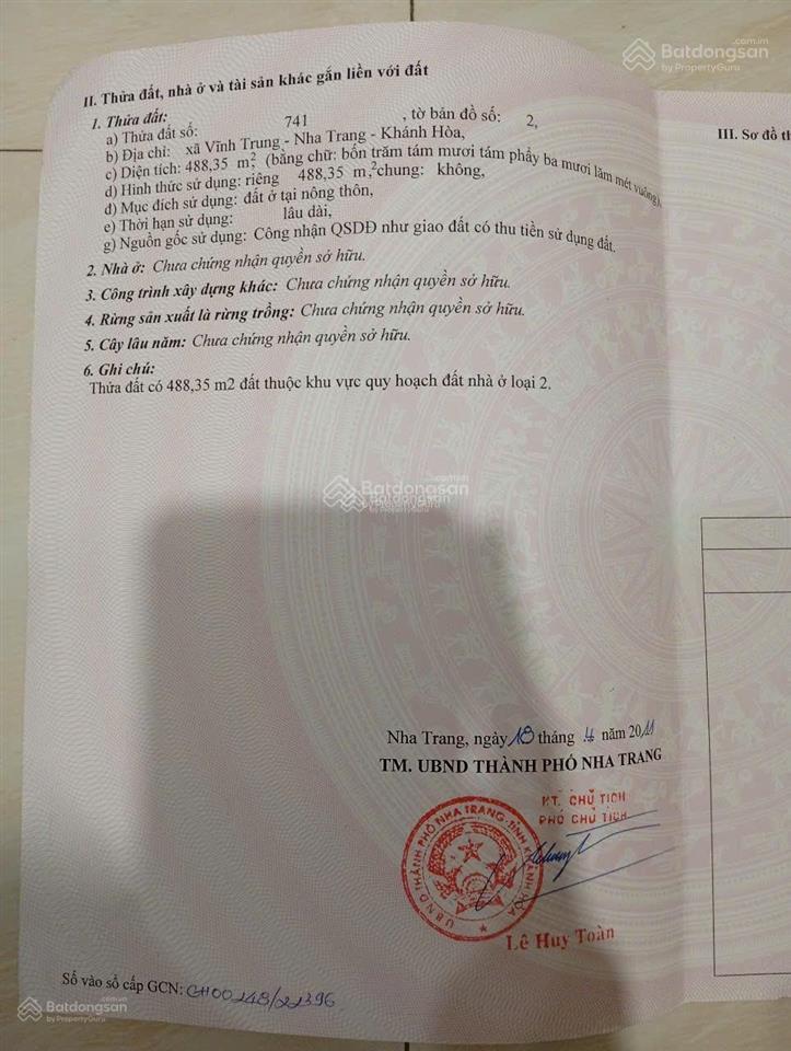 Chính chủ bán lô đất thích hợp cho khách băm nhỏ thổ cư 100% (ngang 20.5m) hẻm ôtô 23/10 vĩnh trung