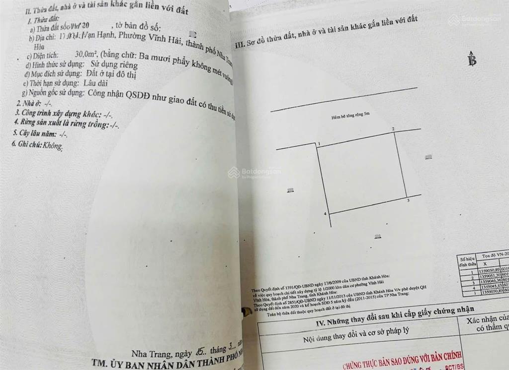 Bán căn nhà hẻm ô tô thông thoáng chỉ có 2 tỷ 450tr, nằm trong khu at vĩnh hải gần bến xe phía bắc