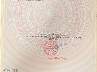 Cam an bắc cam lâm đất view suối full thổ cư chỉ 3.5 triệu/m2 giáp suối đường ô tô 8 mét