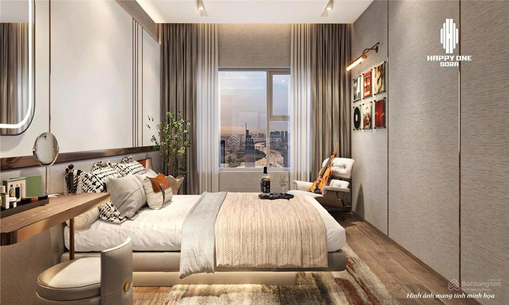 Bán căn hộ 2pn happy one sora, cam kết cho thuê, htls 0%, chiết khấu 17,5% giá chỉ từ 45.9 tr/m2