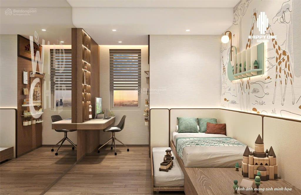 Bán căn hộ 2pn happy one sora, cam kết cho thuê, htls 0%, chiết khấu 17,5% giá chỉ từ 45.9 tr/m2