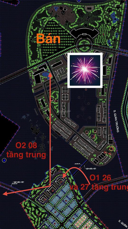 Lịch bán căn góc duy nhất tầng cao view pháo hoa giá rẻ tầng 24 căn 26