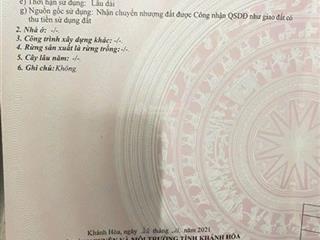 Bán lô đất ngay tt thị trấn diên khánh   0905 211 ***