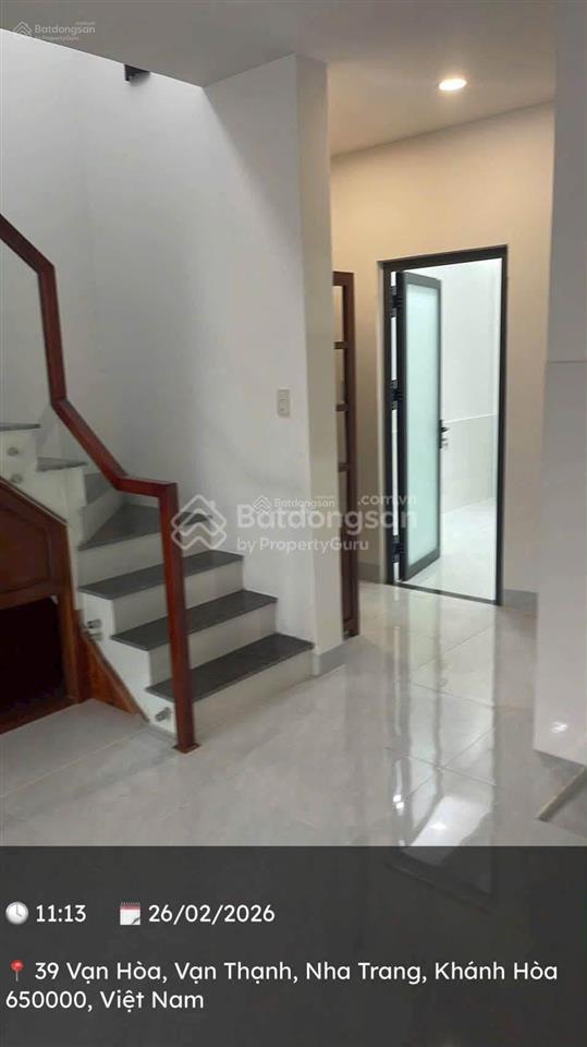 Bán nhà đường vạn hoà mặt tiền kinh doanh chợ đầm, gần biển.  0905 211 ***