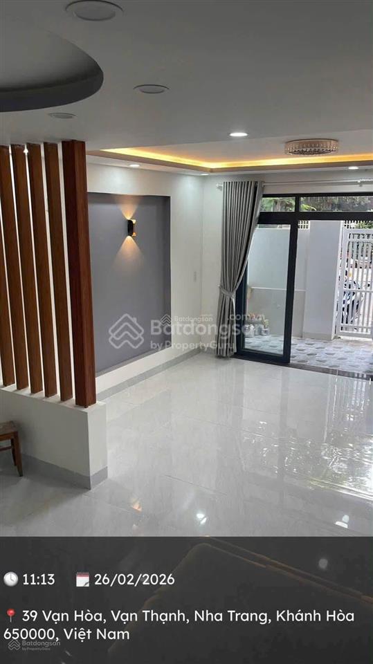 Bán nhà đường vạn hoà mặt tiền kinh doanh chợ đầm, gần biển.  0905 211 ***
