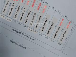 Cần bán nhanh lô đất qh full hồng đường bê tông lớn qh 33m