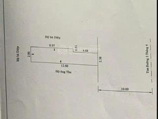 Bán nhà cấp 4 mặt tiền đường 2/4 phường vạn thắng, nha trang. dt 256m2, nở hậu