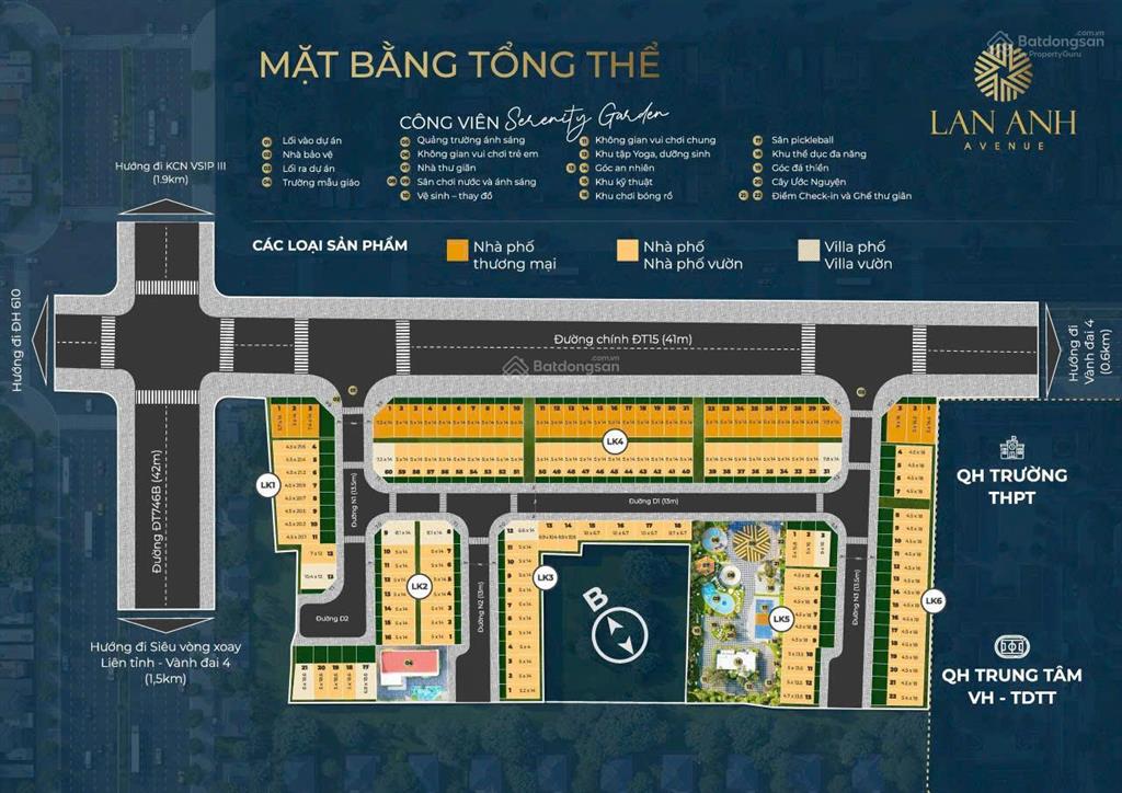 Nhà phố xây sẵn gần kcn vsip 3 giá chỉ từ 2 tỷ 850, diện tích 5x14, thiết kế 1 trệt 1 lầu, shr