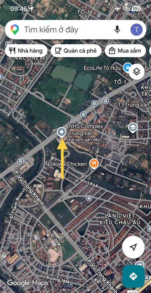 Cho thuê văn phòng toà nhs trung văn đường tố hữu.dt77m2(3p 2vs).giá13tr.0943 085 ***